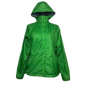 Koppen Green Hooded Rain Jacket Women’s Small